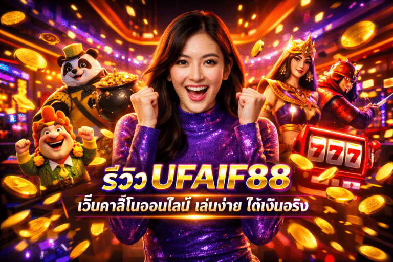 รีวิว UFAIF88 เว็บคาสิโนออนไลน์ เล่นง่าย ได้เงินจริง