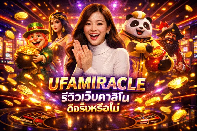 UFAMIRACLE รีวิวเว็บคาสิโน ดีจริงหรือไม่
